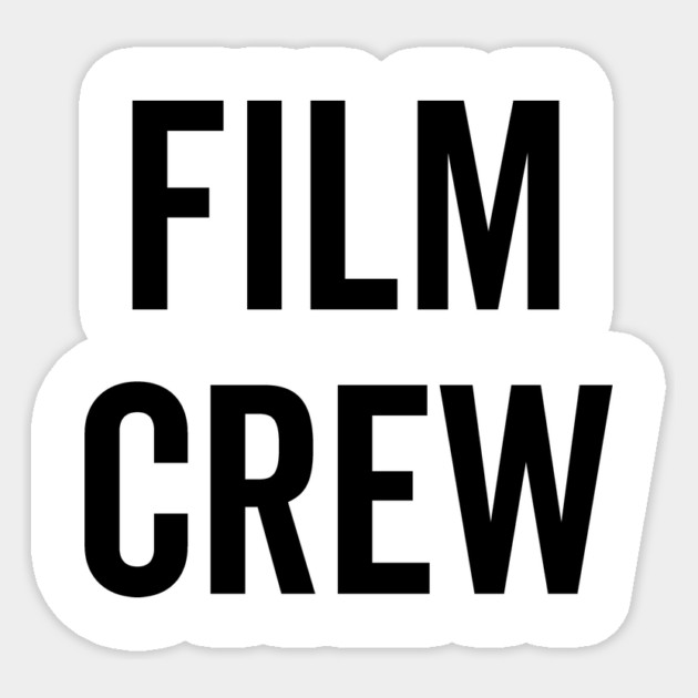 Film Crew Sticker by Frank Ring