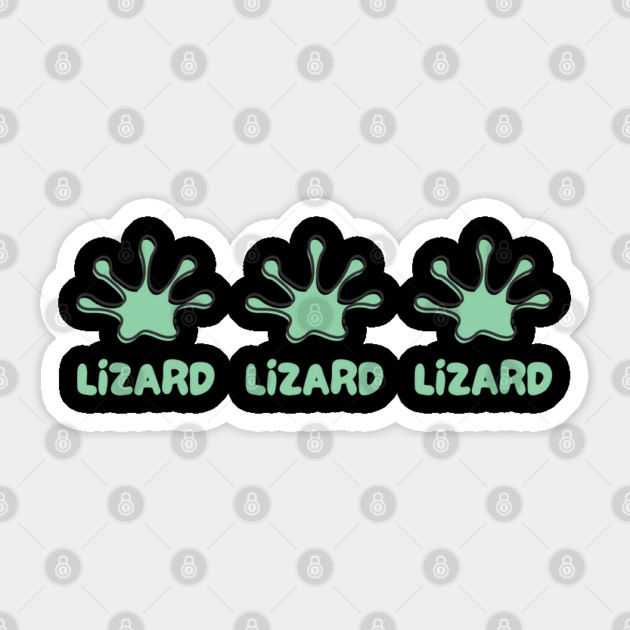 Lizard-Lizard-Lizard-Meme Sticker by Creatifly Graphic Tees
