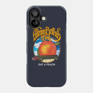 The Allman Brothers Band – Eat a Peach Vintage Concert Art Phone Case