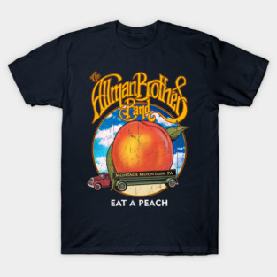 The Allman Brothers Band – Eat a Peach Vintage Concert Art T-Shirt