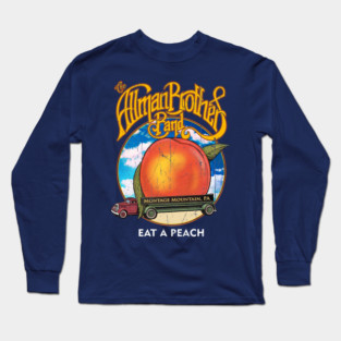The Allman Brothers Band – Eat a Peach Vintage Concert Art Long Sleeve T-Shirt