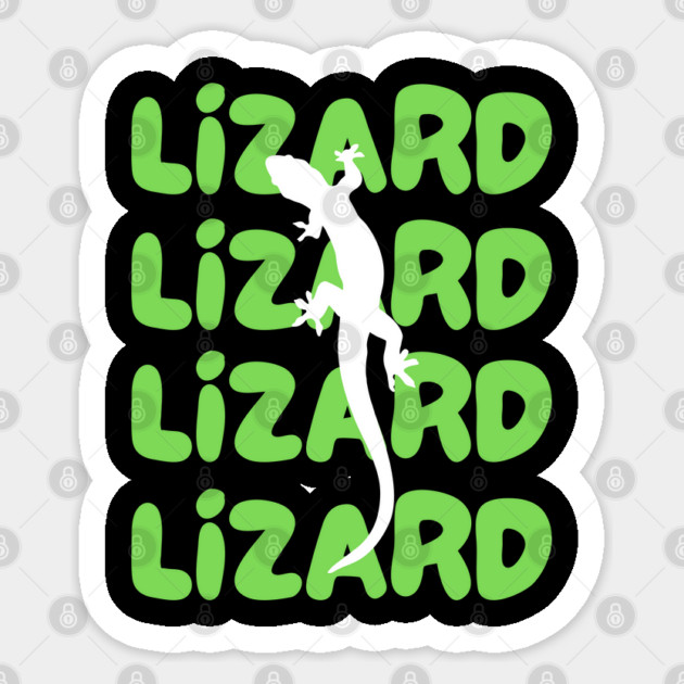 Lizard-Lizard-Lizard-Meme Sticker by Creatifly Graphic Tees