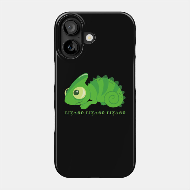 Lizard-Lizard-Lizard-Meme Phone Case by Creatifly Graphic Tees