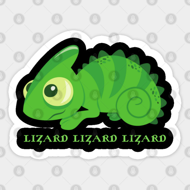 Lizard-Lizard-Lizard-Meme Sticker by Creatifly Graphic Tees