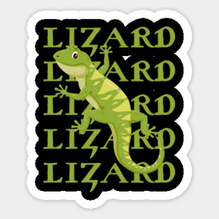 Lizard-Lizard-Lizard-Meme Sticker