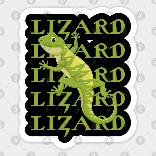 Lizard-Lizard-Lizard-Meme Sticker by Creatifly Graphic Tees