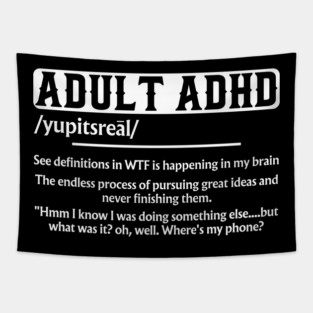 Adhd Is Awesome Adhd Awareness Tapestry