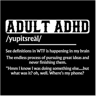 Adhd Is Awesome Adhd Awareness Posters and Art