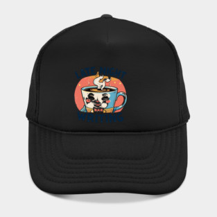 Late Night Coffee Writing Hat