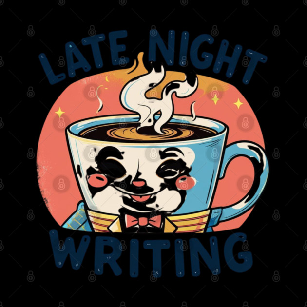 Late Night Coffee Writing by SR8891