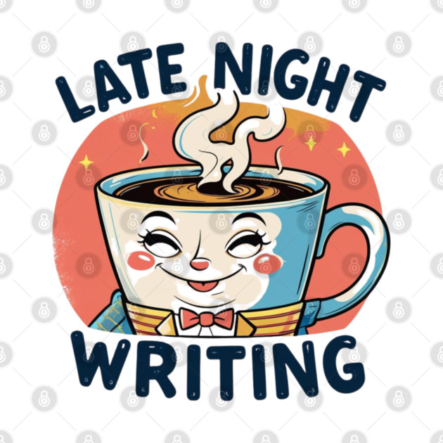 Late Night Coffee Writing by SR8891