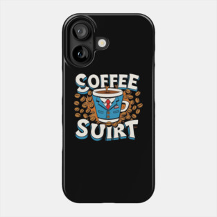 Caffeinated Coffee Writing Phone Case