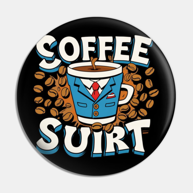 Caffeinated Coffee Writing Pin by SR8891