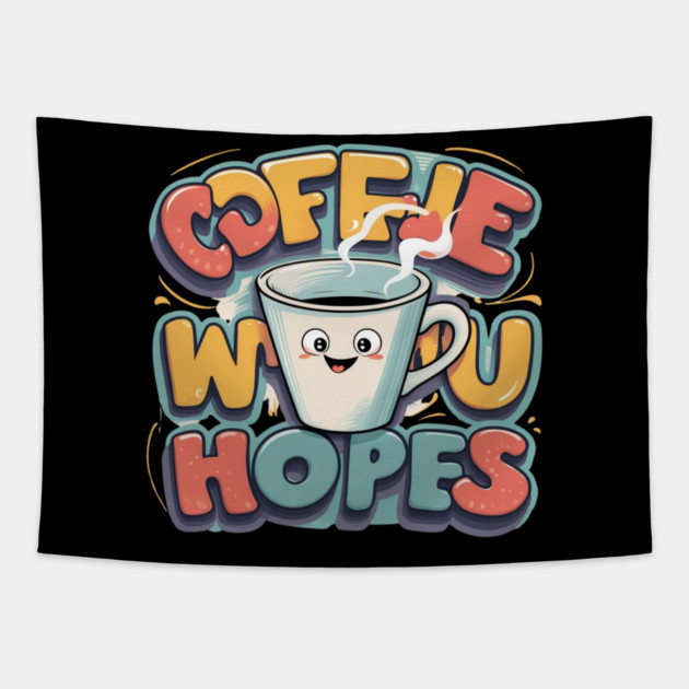 Coffee Writing Days Tapestry by SR8891