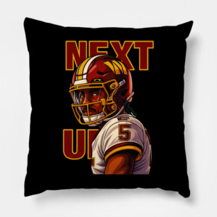 Jayden Daniels NEXT UP T-Shirt Tee shirt Pillow