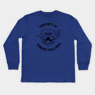 Shoresy Hoodie Merch - Hockey Jersey Sudbury Blueberry Bulldogs Shirt Kids Long Sleeve T-Shirt