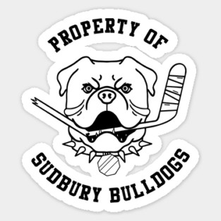 Shoresy Hoodie Merch - Hockey Jersey Sudbury Blueberry Bulldogs Shirt Sticker