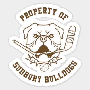 Shoresy Hoodie Merch - Hockey Jersey Sudbury Blueberry Bulldogs Meme Sticker