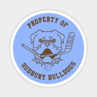 Shoresy Hoodie Merch - Hockey Jersey Sudbury Blueberry Bulldogs Meme Magnet