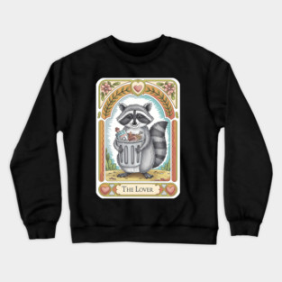 Saying Rathe Trash Joke Occult Crewneck Sweatshirt