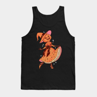 pumpkin witch Tank Top