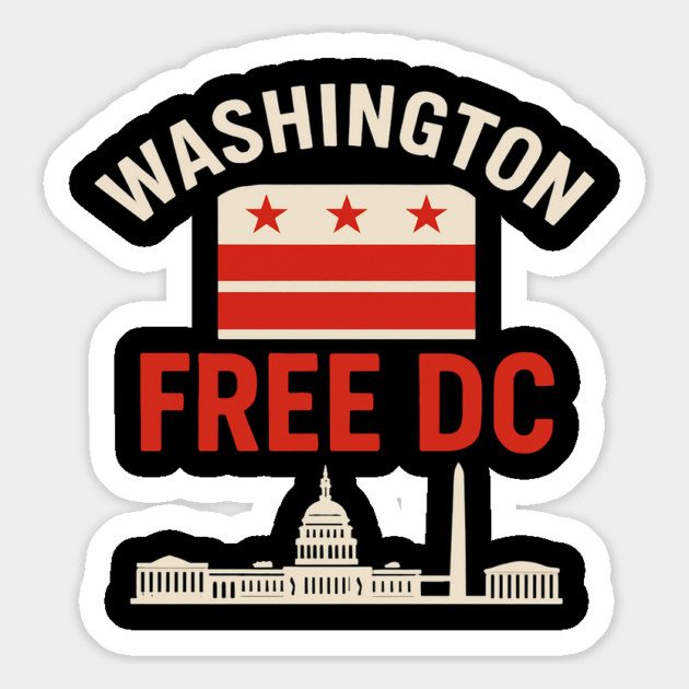 Washington - Free - DC Magnet by ArtistTee ⭐⭐⭐⭐⭐