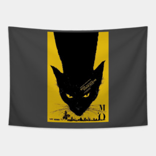 Rêver d'Edgar Allan Poe - A poster for an Edgar Allan Poe film festival in France Tapestry