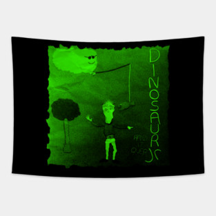 Man In Green Paper Tapestry