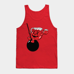 Kool Aid Man- Wrecking Ball (No Text) Tank Top