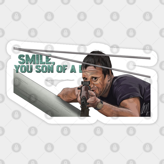 JAWS: Smile, You Son of a-- Sticker by 51Deesigns