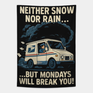 USPS Mondays Tapestry
