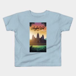 Angkor Wat Sunrise Kids T-Shirt