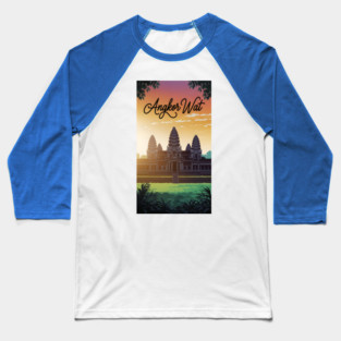 Angkor Wat Sunrise Baseball T-Shirt
