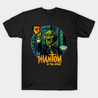 Phantom of the Opera – Classic Aurora Monster Model Kit Style T-Shirt
