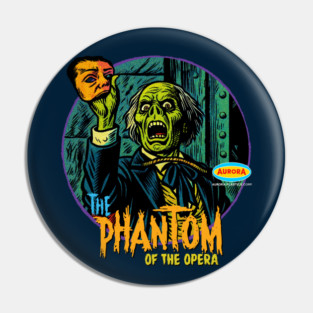 Phantom of the Opera – Classic Aurora Monster Model Kit Style Pin