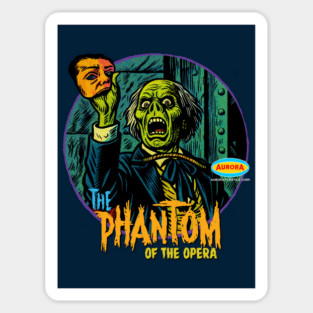 Phantom of the Opera – Classic Aurora Monster Model Kit Style Sticker