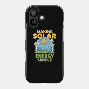 Making Solar Energy Simple Phone Case