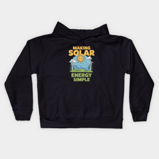 Making Solar Energy Simple Kids Hoodie