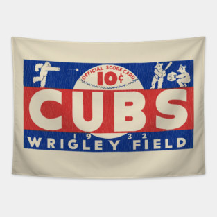 chicago cubs 1932 - Wrigley Field Tapestry