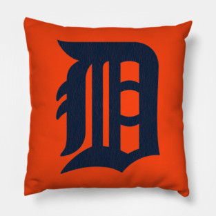Detroit Tigers Retro Pillow