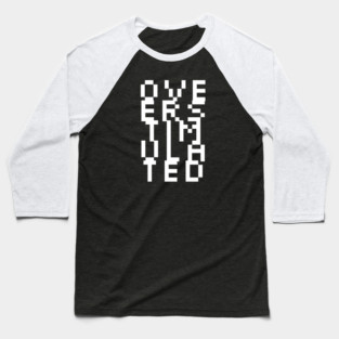 Overstimulated – Optical Illusion Baseball T-Shirt