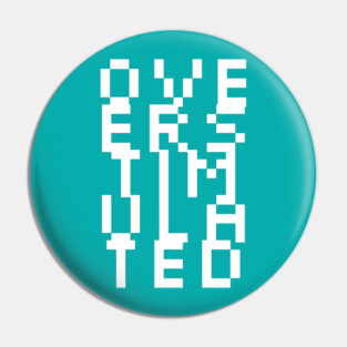 Overstimulated – Optical Illusion Pin