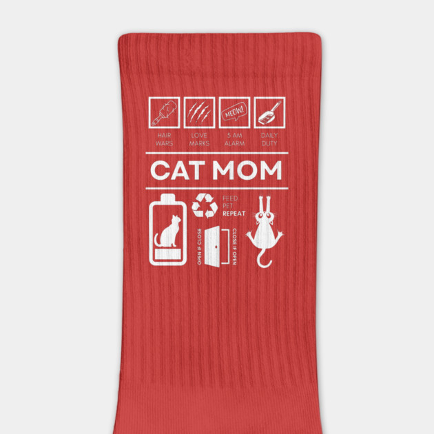 Funny Cat Mom T-Shirt | Official Cat Guardian Uniform | Humorous Cat Lover Gift by TuncGK