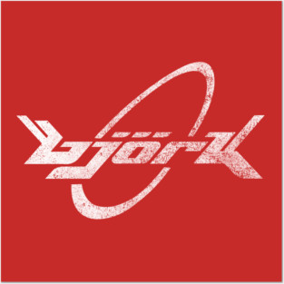 Bjork Vintage Logo Posters and Art