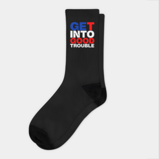 Get Into Good Trouble Socks