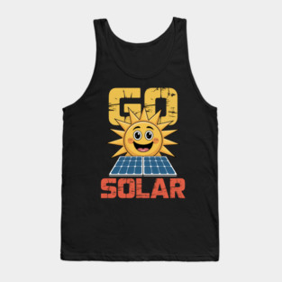 Solar Power Sun Energy. Tank Top