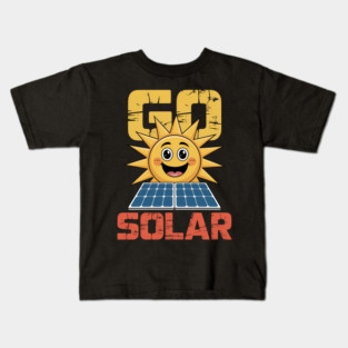 Solar Power Sun Energy. Kids T-Shirt