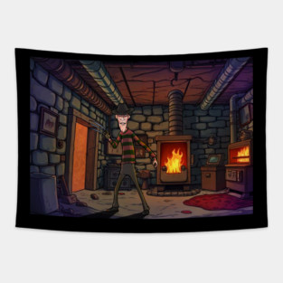 Freddy Krueger Tapestry
