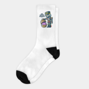 The Undead Nutcracker – Zombie Christmas Brain Surprise Socks