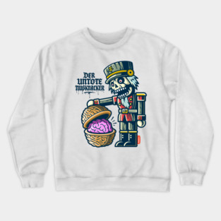 The Undead Nutcracker – Zombie Christmas Brain Surprise Crewneck Sweatshirt
